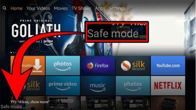 How to turn off safe mode on smart TV box?