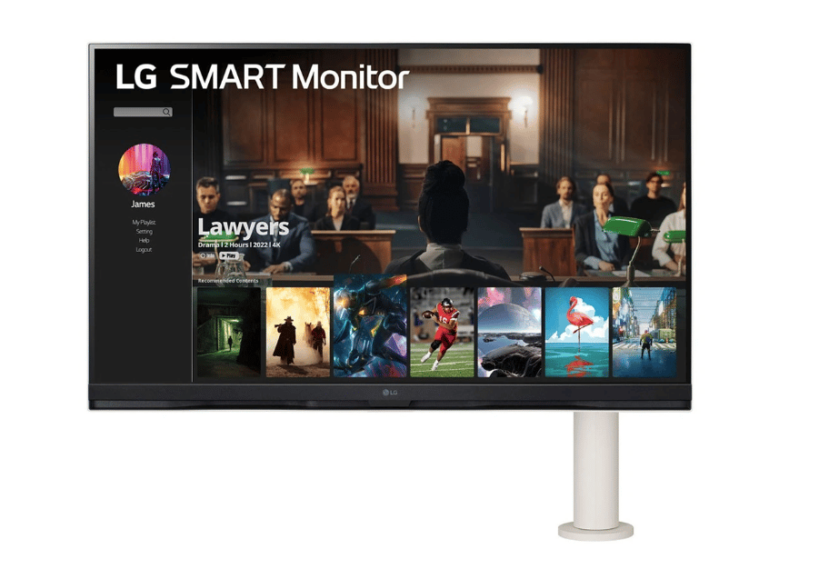 New LG 32SQ780S 4K Screen, with webOS22 TV system
