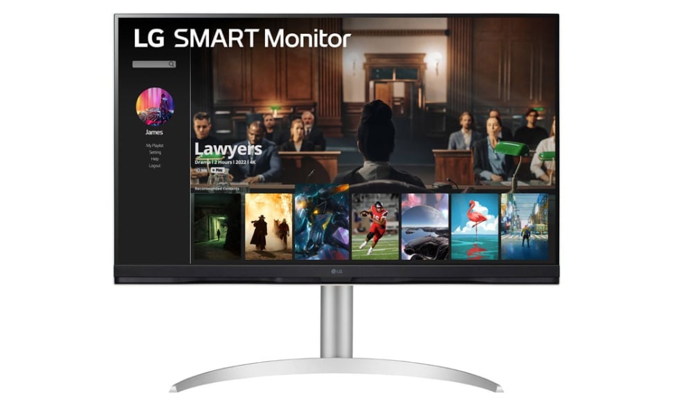 How is the LG Smart Monitor 32SQ730S with WebOS TV System?