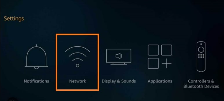 Follow the instructions to connect the Fire Stick to Wi-Fi.