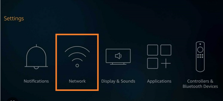 Follow the instructions to connect the Fire Stick to Wi-Fi.