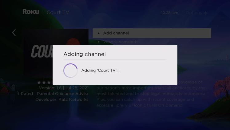 court tv app on roku tv