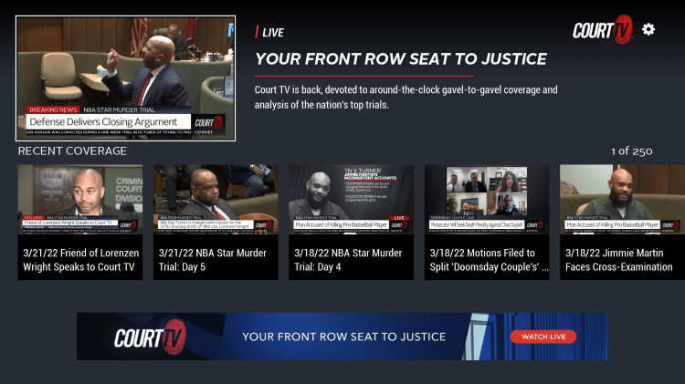 court tv on roku tv