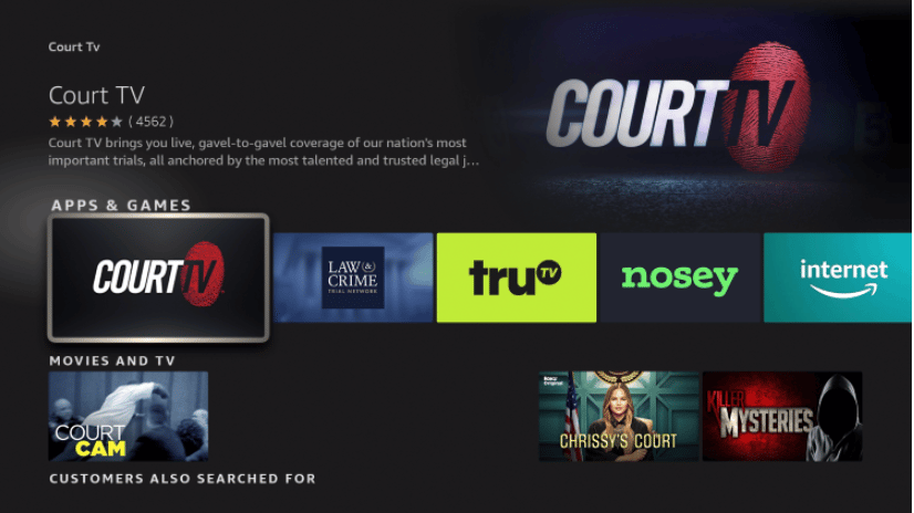 court tv on firestick