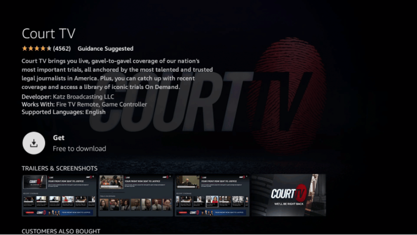 get court tv on firestick