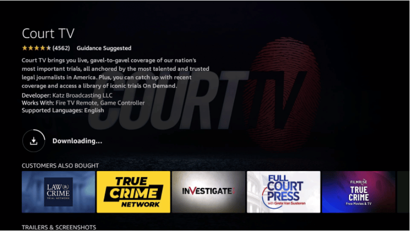 download court tv on firestick