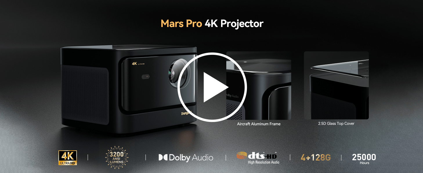 Dangbei Mars Pro 4K laser projector