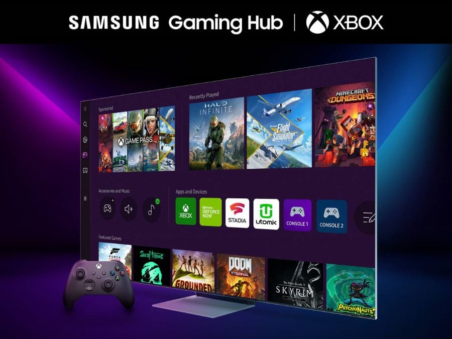 Samsung QN95B Game Hub