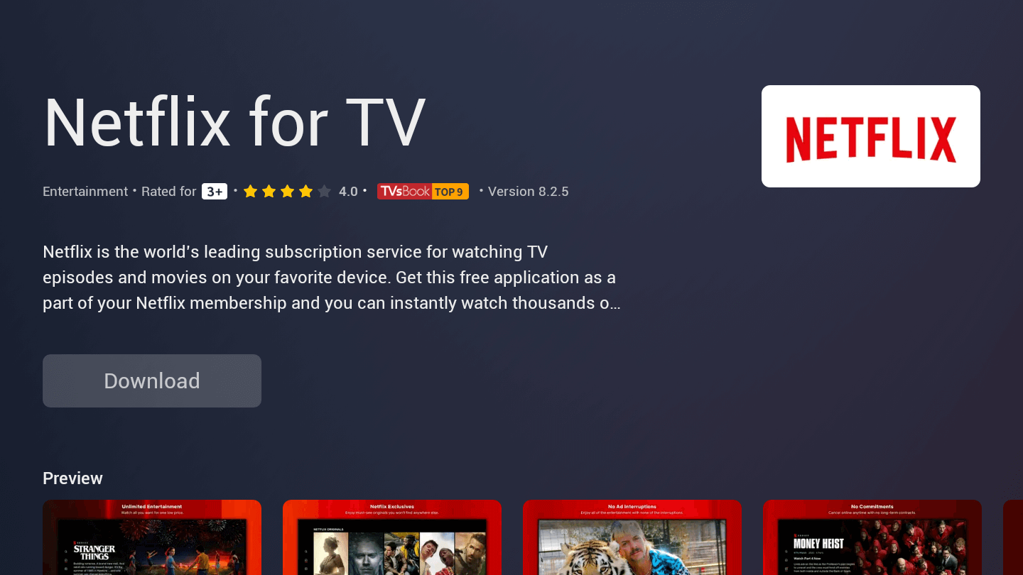 Netflix for TV 