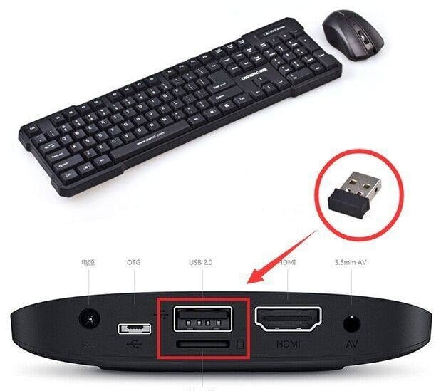 How to connect mouse and keyboard to smart TV or TV box? TVsBook