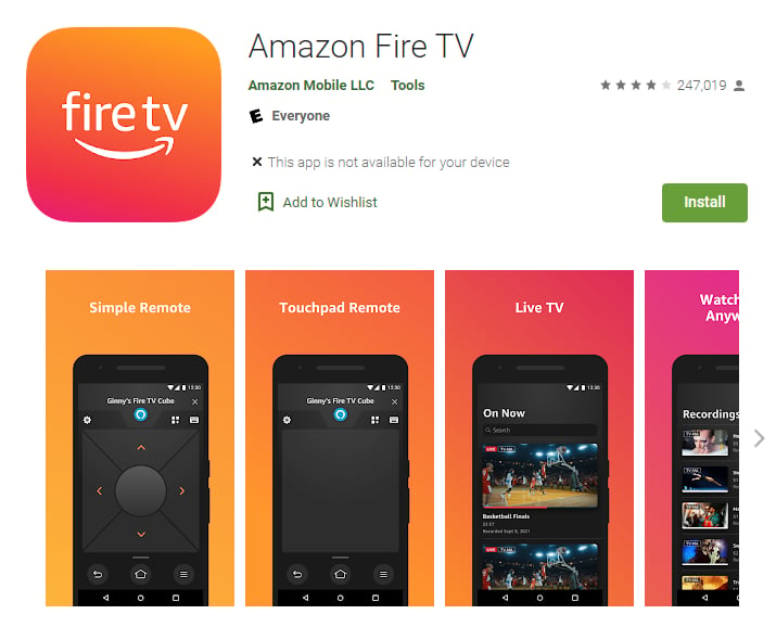 Amazon Fire TV remote control app.png