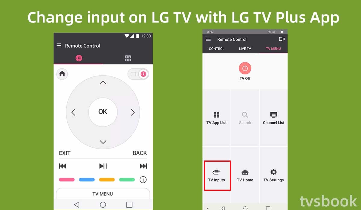 change input on LG TV with LG TV Plus App.jpg