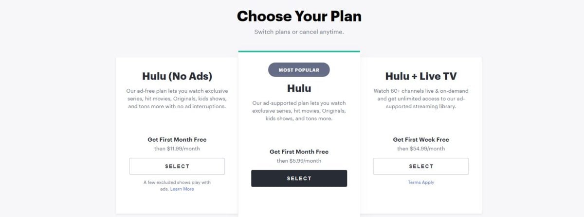 Check Hulu subscription plans.jpg