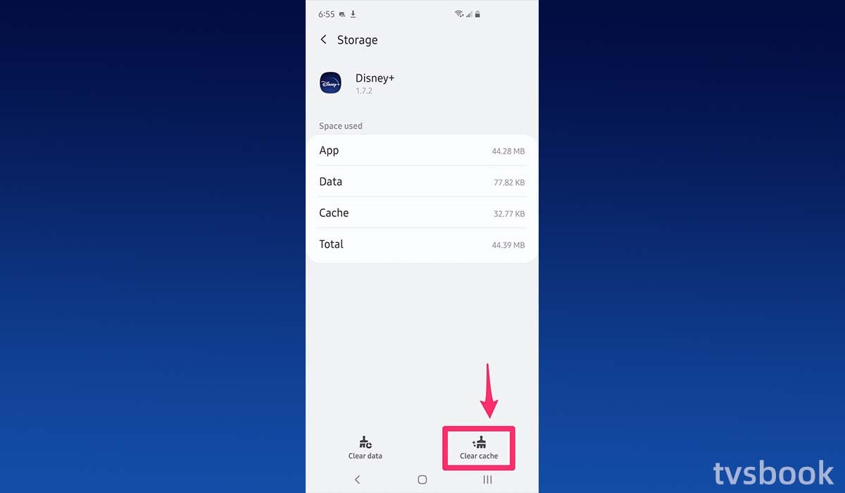 Clear Disney + cache on Android Phones and Tablets.jpg