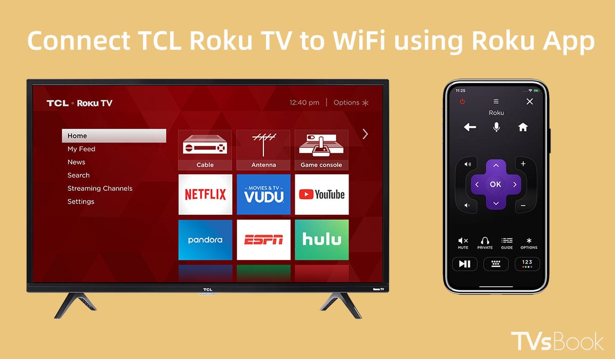 Connect TCL Roku TV to WiFi without remote using Roku App.jpg
