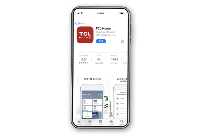 Download TCL home app on your phone.png