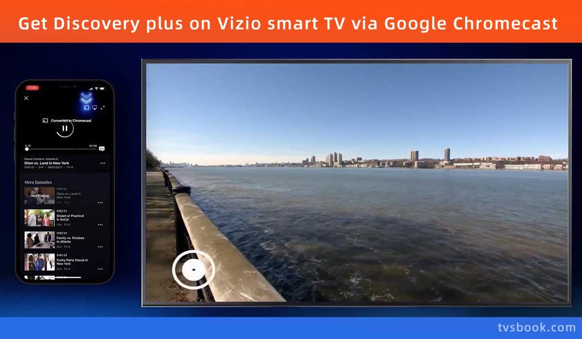 Get Discovery plus on Vizio smart TV via Google Chromecast .jpg