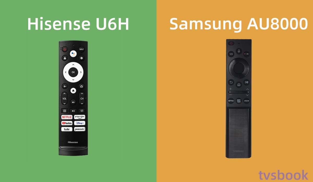 Hisense U6H vs Samsung AU8000 remote.jpg