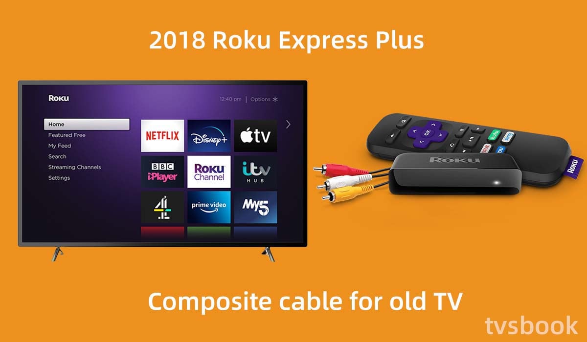 Hook up 2018 Roku Express Plus to TV without HDMI.jpg