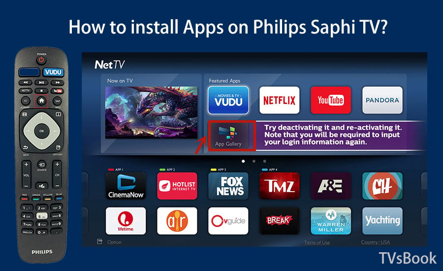 How to install Apps on Philips Saphi TV