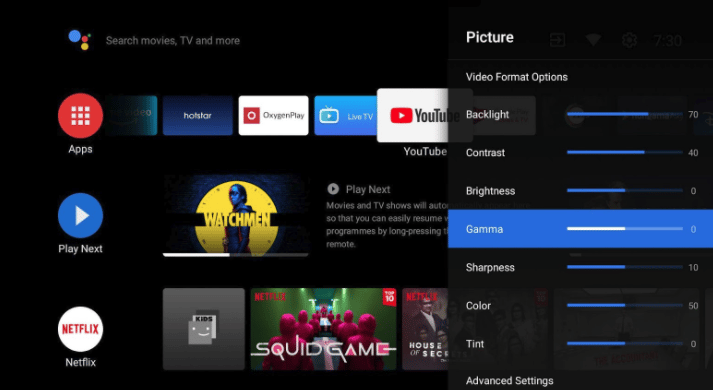How to set Picture Settings on OnePlus TV.png