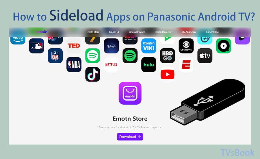 How to download apps in Panasonic TV 