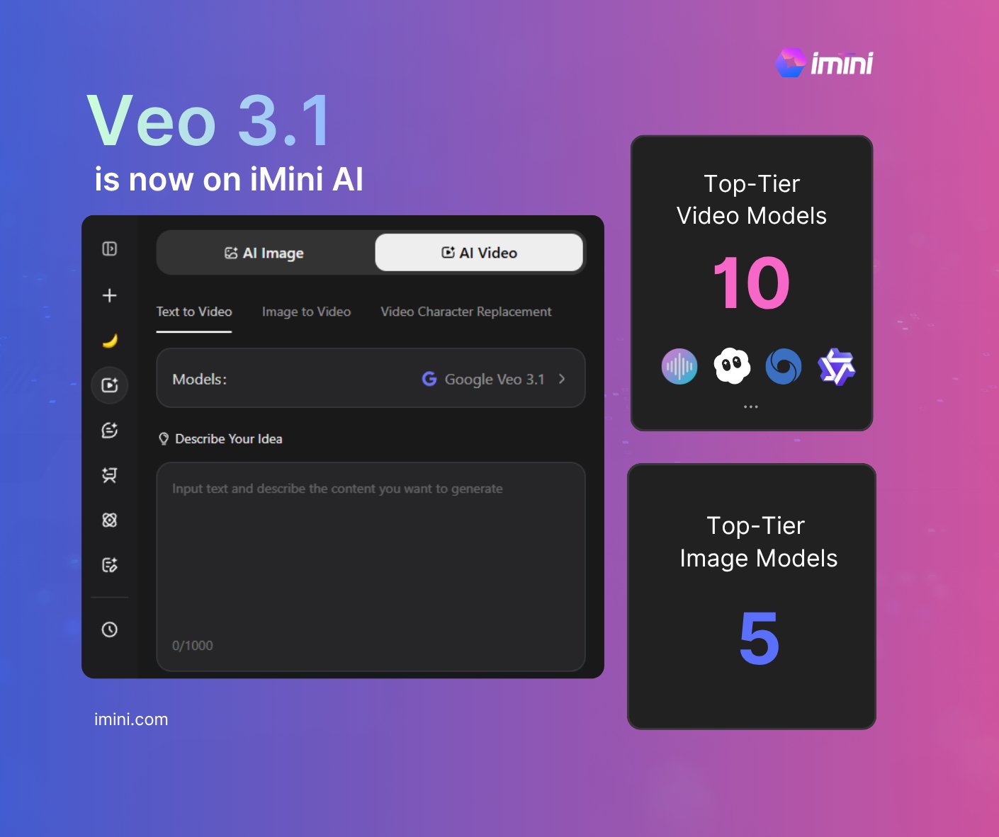 iMini integrates Veo 3.1（second).png