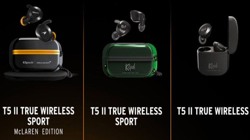 Klipsch released McLaren T5 II Sport true wireless headset