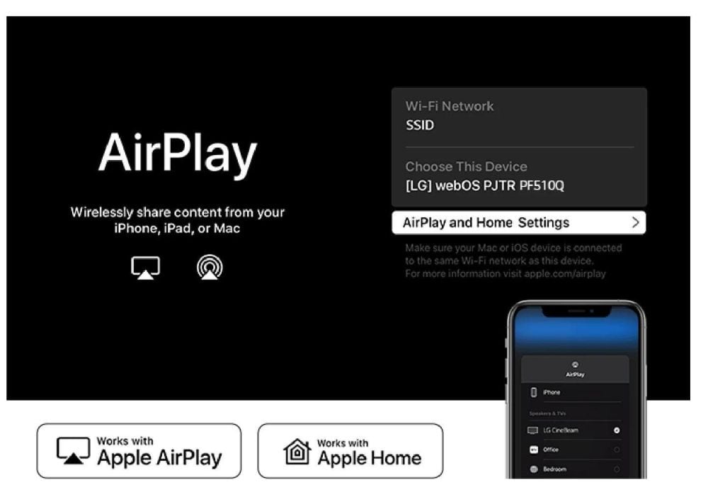 LG CineBeam PF510Q support airplay.jpg