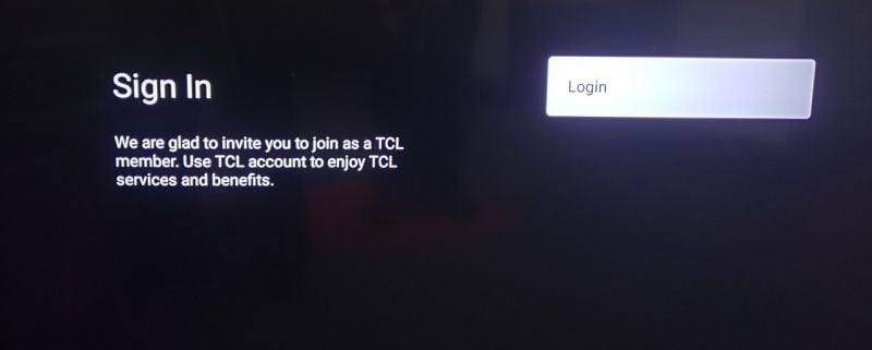 Log in to the account on TCL TV.jpg