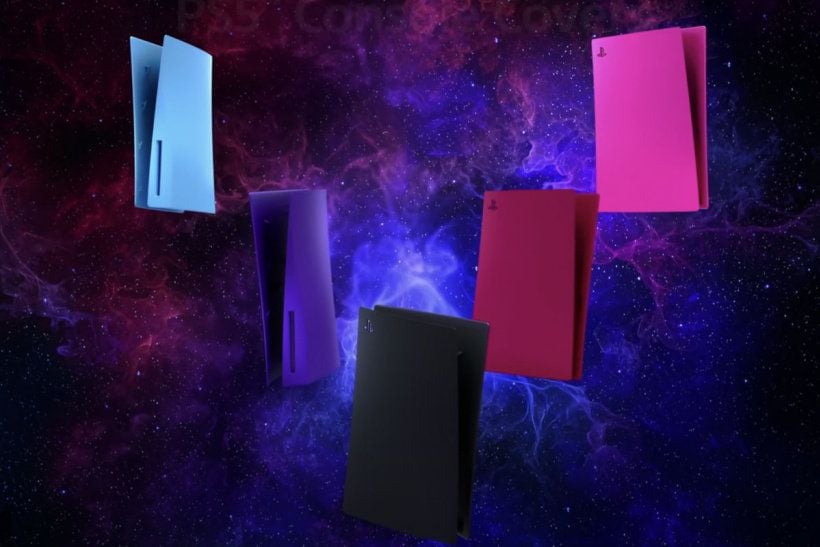 New custom pink blue purple faceplates for Sony PS5.jpg