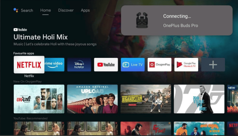OnePlus TV earphone connecting.png