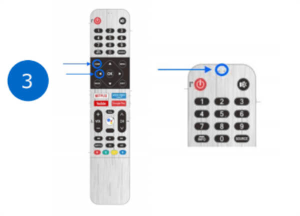 Press the Left Arrow and Home button on the remote.jpg