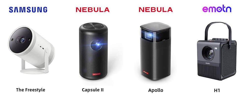 Samsung The Freestyle vs. Nebula Capsule II vs. Nebula Apollo vs. Emotn H1 appearance.jpg