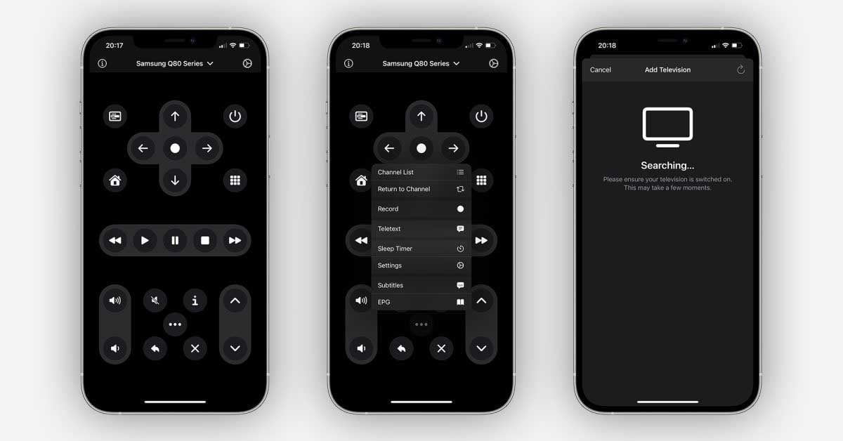 Samsung TV remote app without WiFi iPhone.jpg