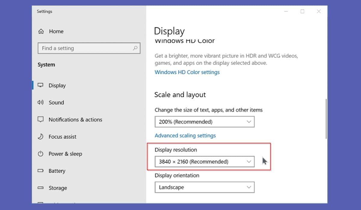 Set the output resolution on an external driver.jpg