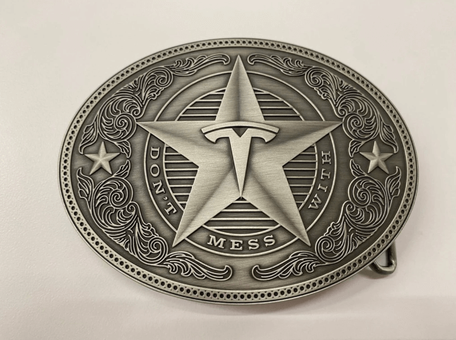 Tesla launches Don't mess with Tesla belt buckle: sold out after launch