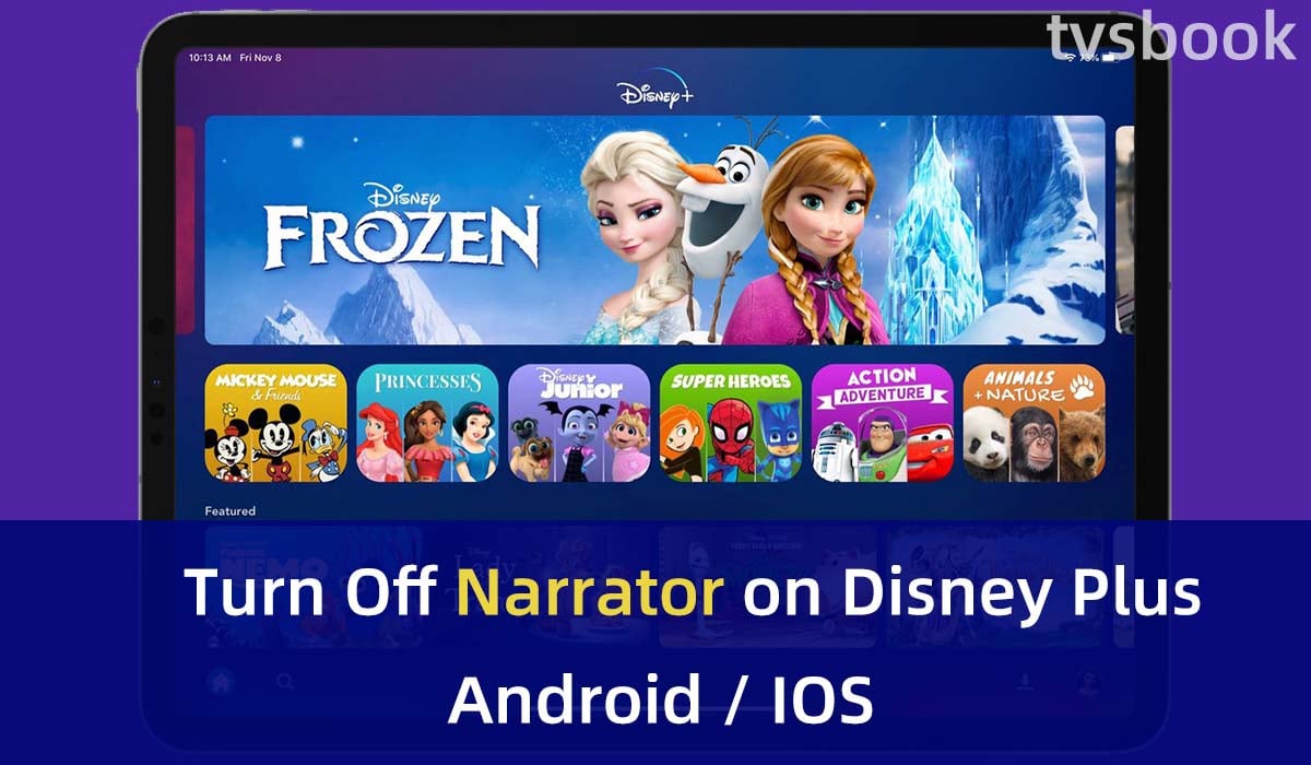 turn off narrator on Disney plus on Android or IOS.jpg