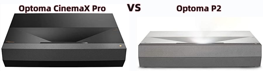 4K Projector Reviews Optoma CinemaX Pro vs Optoma P2