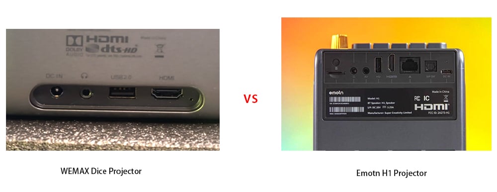 WEMAX Dice VS Emotn H1 Projector Ports.jpg