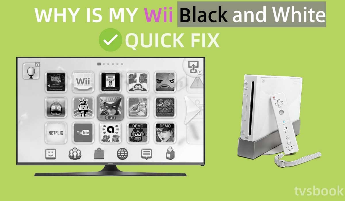 why is my wii black and white.jpg