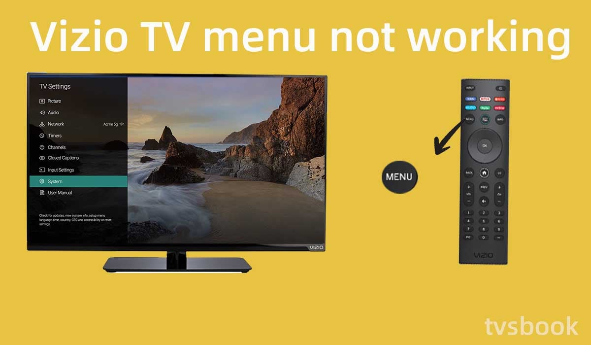 why is Vizio TV menu not working.jpg
