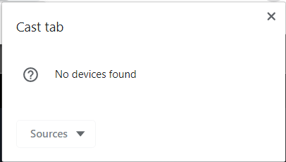 Why my device cannot be searched when casting TV.png