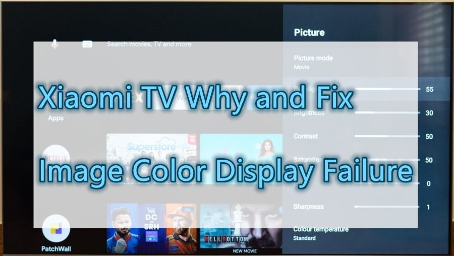 Xiaomi TV Image Color Display Failure.jpg